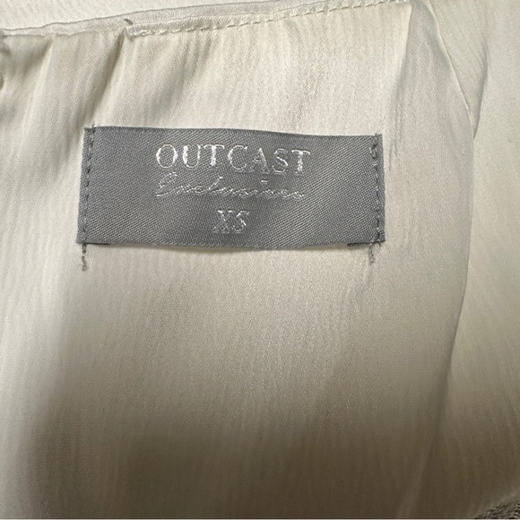 OUTCAST SWEET ESCAPE SATIN MINI DRESS WHITE - Size XS - Picture 5 of 11